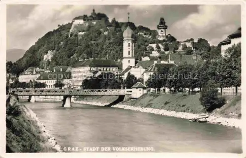 AK / Ansichtskarte GRAZ  Steiermark AT Panorama Schloss