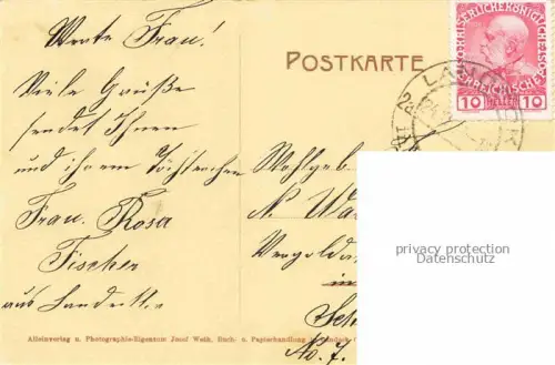 AK / Ansichtskarte Landeck  Tirol AT Totalansicht mit Schloss