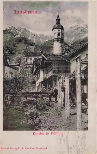 AK / Ansichtskarte INNSBRUCK Tirol AT Partie in Hoetting