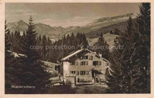 AK / Ansichtskarte WALSERSCHANZ Walserschanze Kleinwalsertal AT Gasthaus