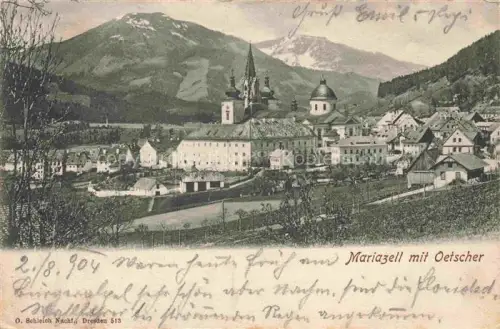 AK / Ansichtskarte Mariazell  Steiermark AT mit Oetscher