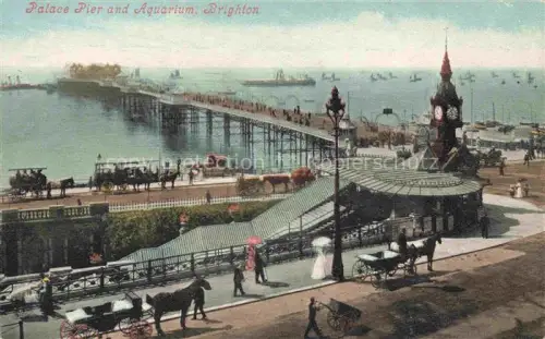 AK / Ansichtskarte BRIGHTON  East Sussex UK Palace Pier and Aquarium
