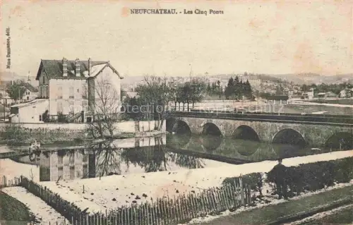 AK / Ansichtskarte Neufchateau 88 Vosges Les cinq ponts