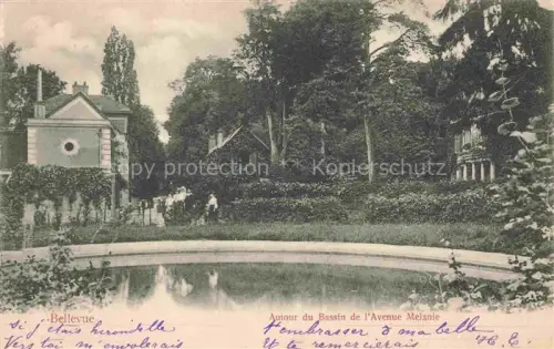 AK / Ansichtskarte Bellevue Sevres Boulogne-Billancourt 92 Hauts-de-Seine Autour du Bassin de l'Avenue Melanie