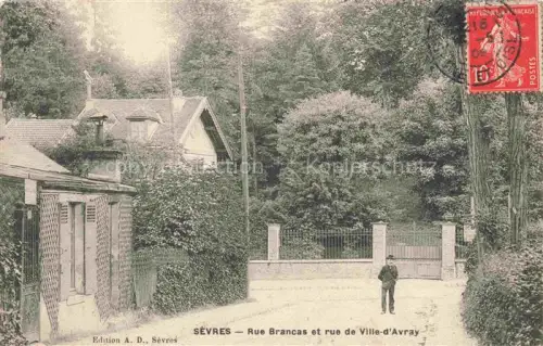 AK / Ansichtskarte Sevres Boulogne-Billancourt 92 Hauts-de-Seine Rue Brancas et Rue de Ville d'Avray