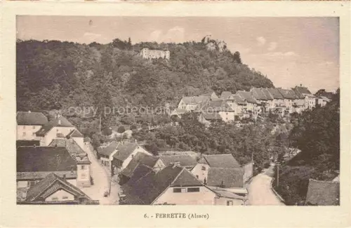 AK / Ansichtskarte Ferrette Pfirt Alsace 68 Haut-Rhin Panorama