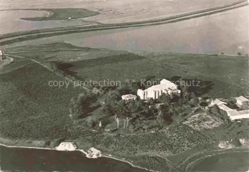 AK / Ansichtskarte PALAVAS-LES-FLOTS 34 L'Abbaye de Maguelone et Canal du Midi Vue aerienne