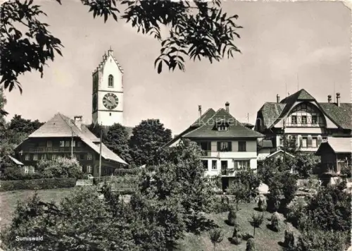AK / Ansichtskarte Sumiswald BE Ortspartie mit Kirche