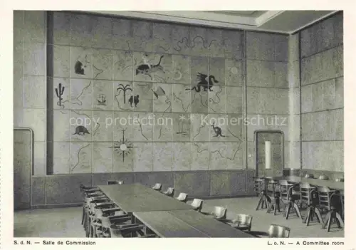 AK / Ansichtskarte GENEVE Genf GE Salle de Commission