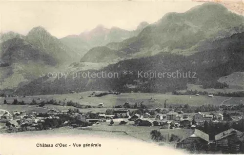 AK / Ansichtskarte Chateau-d Oex VD Vue generale