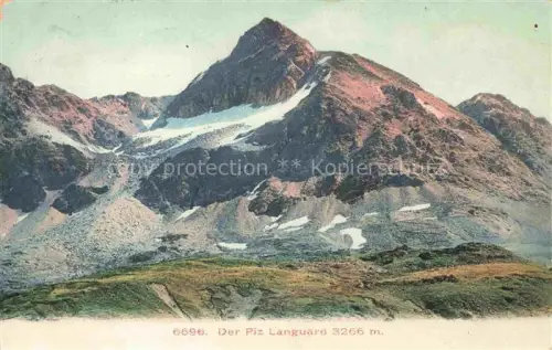 AK / Ansichtskarte Piz Languard 3262m St Moritz GR Panorama