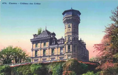 AK / Ansichtskarte Clarens  Montreux VD Chateau des Cretes