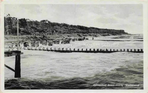 AK / Ansichtskarte Graal-Mueritz Ostseebad Weststrand
