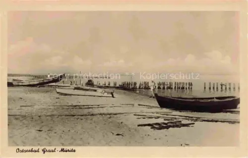 AK / Ansichtskarte Graal-Mueritz Ostseebad Strand