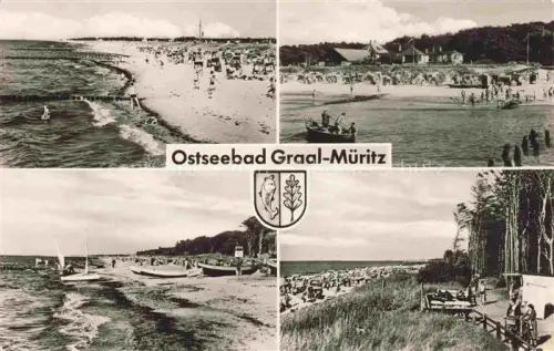 AK / Ansichtskarte Graal-Mueritz Ostseebad Strandpanorama