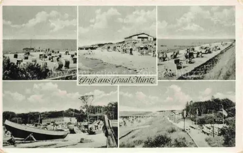 AK / Ansichtskarte Graal-Mueritz Ostseebad Strandpartien