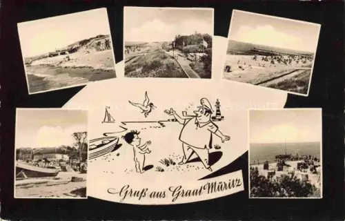 AK / Ansichtskarte Graal-Mueritz Ostseebad Strandpartien