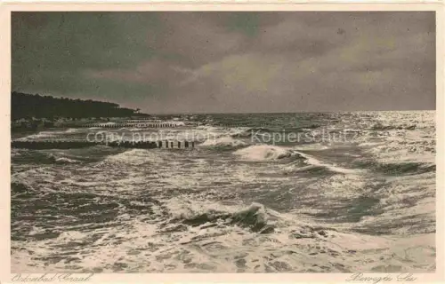AK / Ansichtskarte Graal-Mueritz Ostseebad Bewegte See