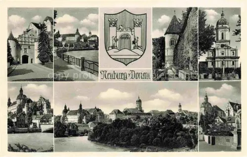 AK / Ansichtskarte Neuburg  Donau Bayern Diverse Sehenswuerdigkeiten