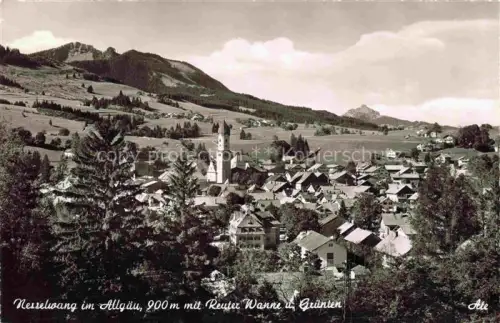 AK / Ansichtskarte Nesselwang Allgaeu Bayern mit Reuter Wanne und Gruenten