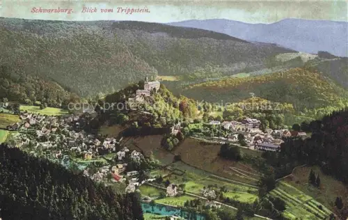AK / Ansichtskarte Schwarzburg Rudolstadt Thueringen Blick vom Trippstein