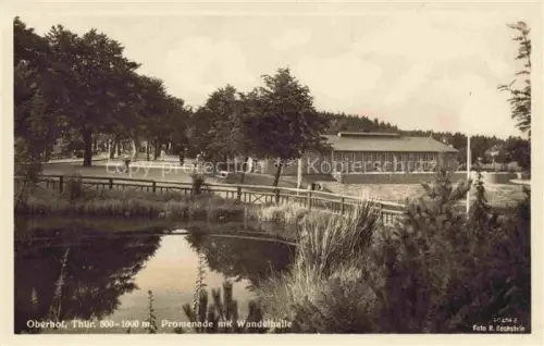 AK / Ansichtskarte Oberhof  Thueringen Promenade mit Wandelhalle