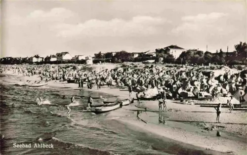 AK / Ansichtskarte AHLBECK HERINGSDORF Insel Usedom Ostseebad Strandbad