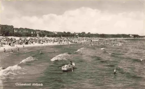 AK / Ansichtskarte AHLBECK HERINGSDORF Insel Usedom Ostseebad Strand