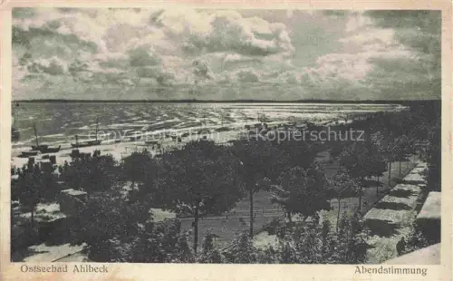 AK / Ansichtskarte AHLBECK HERINGSDORF Insel Usedom Ostseebad Abendstimmung