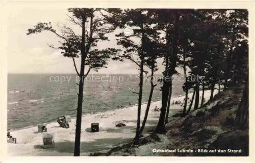 AK / Ansichtskarte LUBMIN Ostseebad Strandpartie