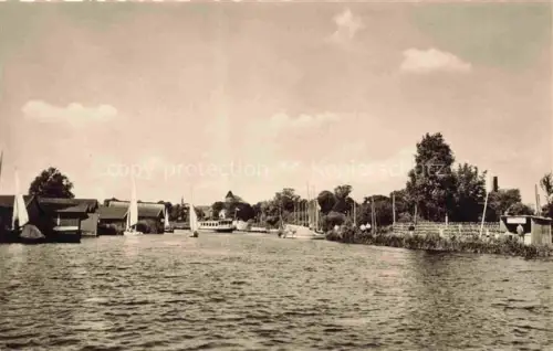 AK / Ansichtskarte Plau See Mecklenburg-Vorpommern Am Seglerheim