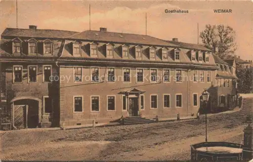 AK / Ansichtskarte WEIMAR  Thueringen Goethehaus
