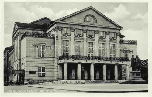 AK / Ansichtskarte WEIMAR  Thueringen Deutsches Nationaltheater