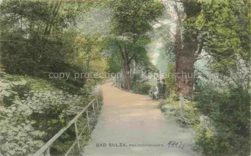 AK / Ansichtskarte Bad Sulza Thueringen Waldweg