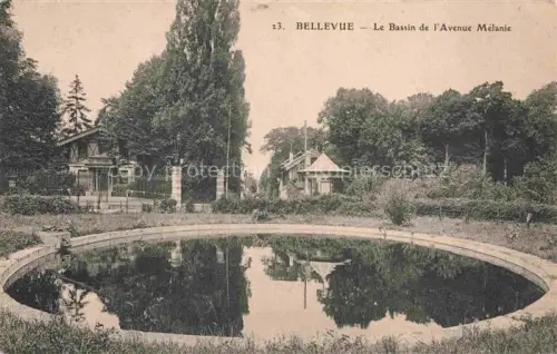 AK / Ansichtskarte Bellevue Sevres Boulogne-Billancourt 92 Hauts-de-Seine Le Bassin de l'Avenue Mélanie