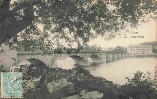 AK / Ansichtskarte Meulan Mantes-la-Jolie 78 Yvelines Le grand pont