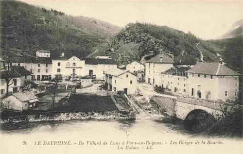 AK / Ansichtskarte La Balme-les-Grottes La Tour-du-Pin 38 Isere Les Gorges de la Bourne