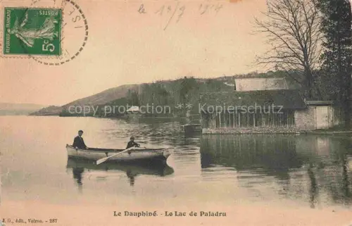 AK / Ansichtskarte Paladru Tour-du-Pin 38 Isere Aux bords du lac