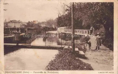 AK / Ansichtskarte Beaurepaire VIENNE 38 Isere Passerelle du Boulodrome