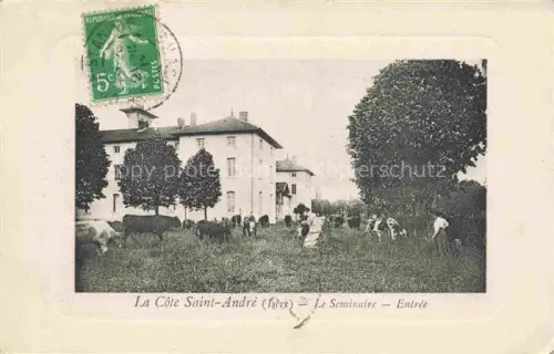 AK / Ansichtskarte St-Andre-le-Gaz La Tour-du-Pin 38 Isere entrée du Seminaire