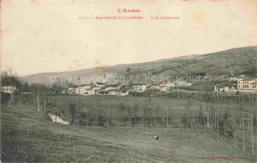 AK / Ansichtskarte Sainte-Croix-Volvestre Saint-Girons 09 Ariege Vue générale