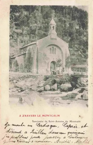 AK / Ansichtskarte Montcalm Vic-Dessos Vicdessos Vic d Essos FOIX 09 Ariege Eglise Sanctuaire de Saint-Antoine