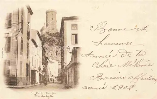 AK / Ansichtskarte FOIX 09 Ariege Une rue Tour
