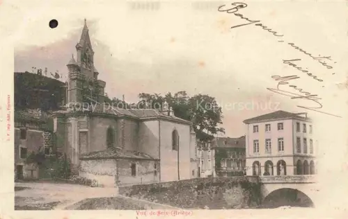 AK / Ansichtskarte Seix Saint-Girons 09 Ariege Vue d'ensemble Eglise