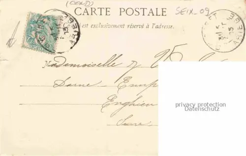 AK / Ansichtskarte Seix Saint-Girons 09 Ariege Vue d'ensemble Eglise