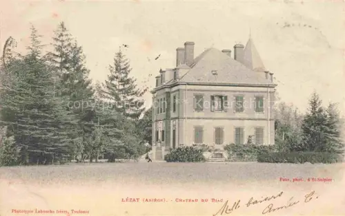 AK / Ansichtskarte Lezat -sur-Leze PAMIERS 09 Ariege Château du Biac