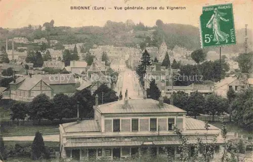 AK / Ansichtskarte Brionne Bernay 27 Eure Vue générale prise du Vigneron