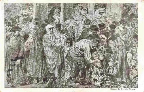 AK / Ansichtskarte GROUX H. de Kuenstlerkarte Journee Francaise du Secours National 