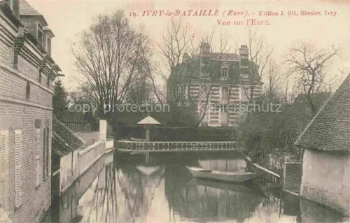 AK / Ansichtskarte Ivry-la-Bataille EVREUX 27 Eure Vue sur l'Eure