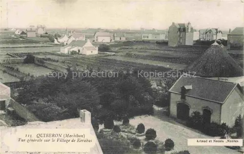AK / Ansichtskarte QUIBERON Lorient 56 Morbihan Vue générale sur le village de Kerabus